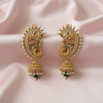 Gold Earcuff Jhumka