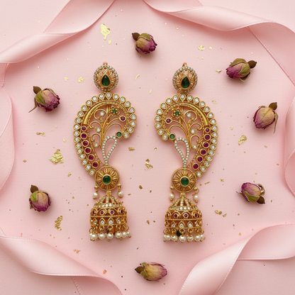 Gold Earcuff Jhumka