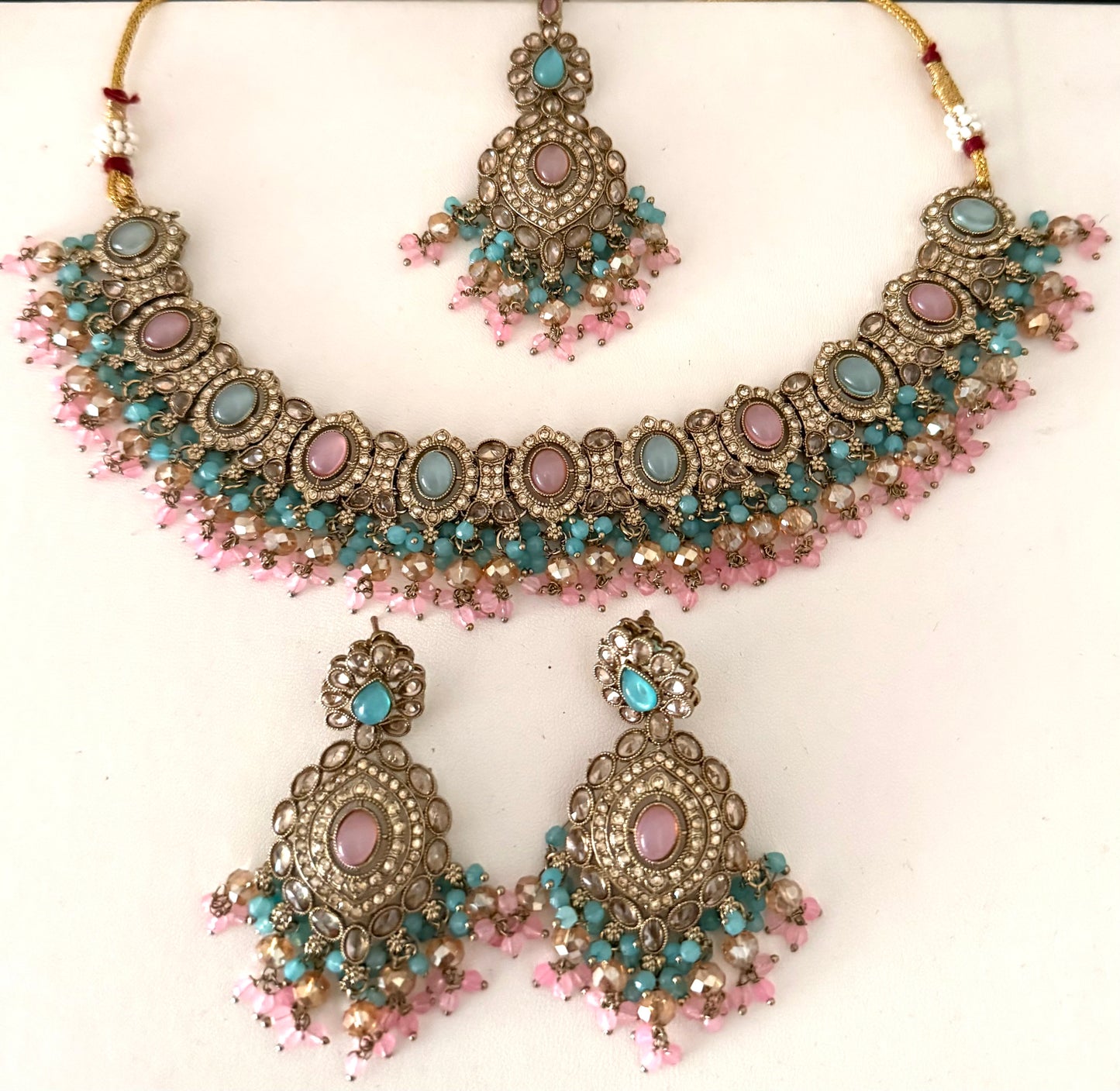 Two Tone Necklace Set