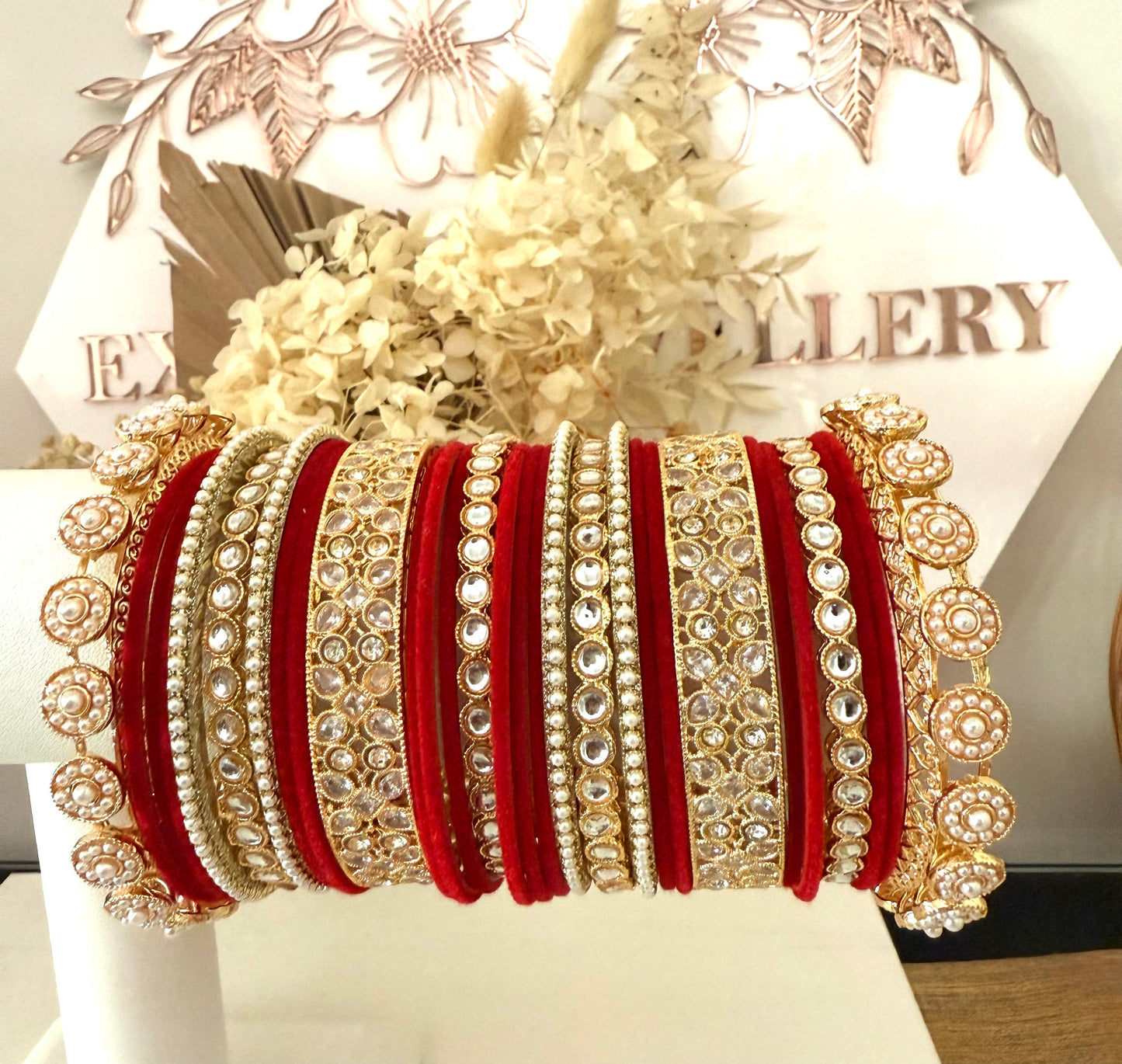 Red Bridal Bangles