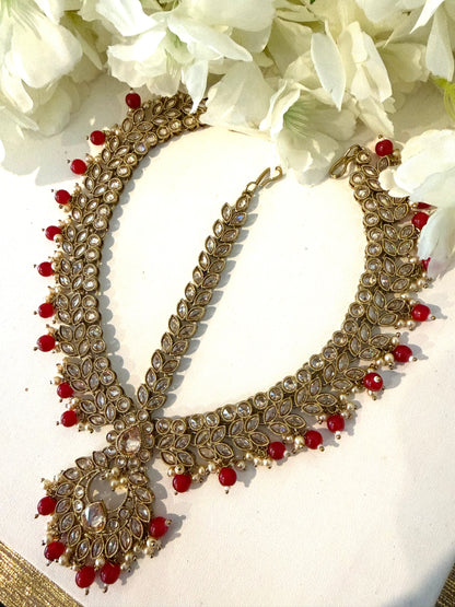 Red & Gold Mathapatti