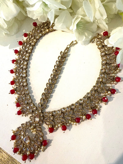 Red & Gold Mathapatti