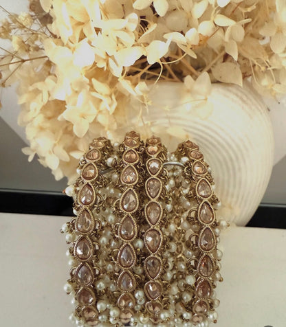 Gold Tone Statement Kada/ Bangles