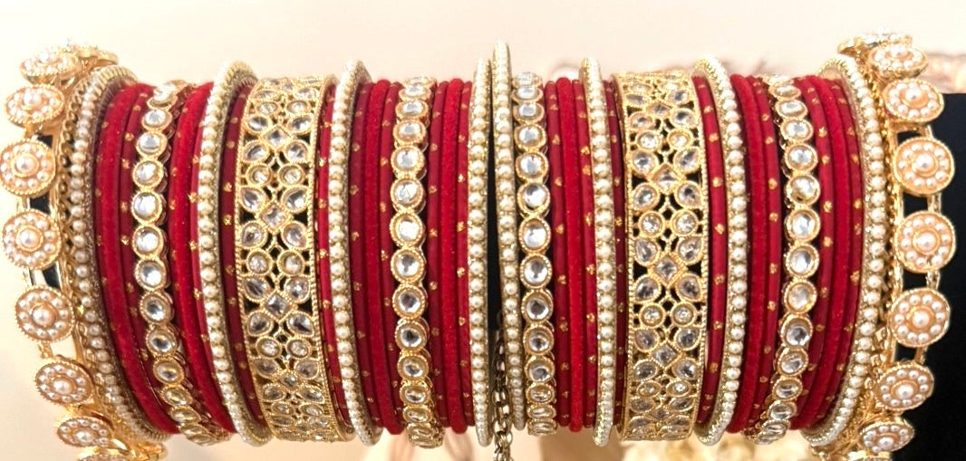 Red Bridal Bangles