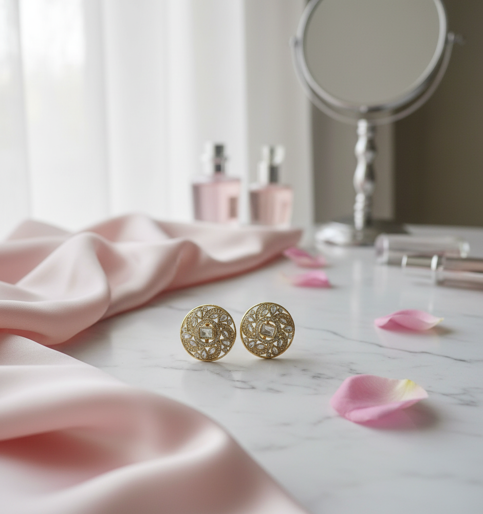 Artful styling with draped silk fabric