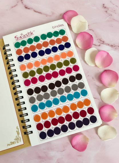 Bindi Book Interior with Rose Petals