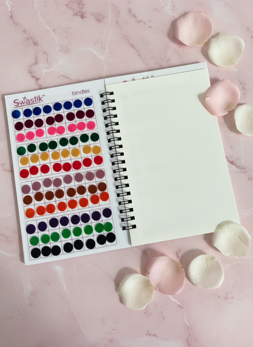 Bindi Book with Rose Petals