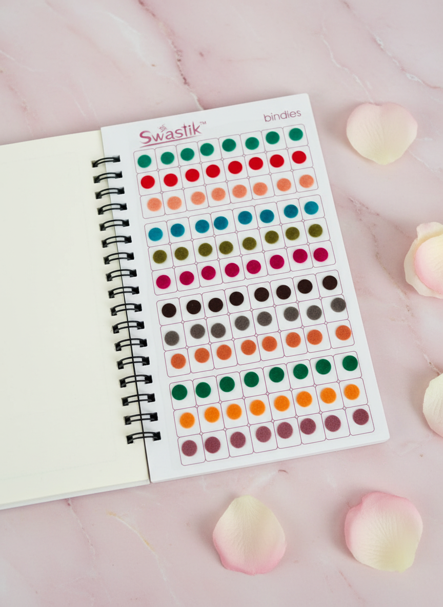 Bindi Book with Rose Petals