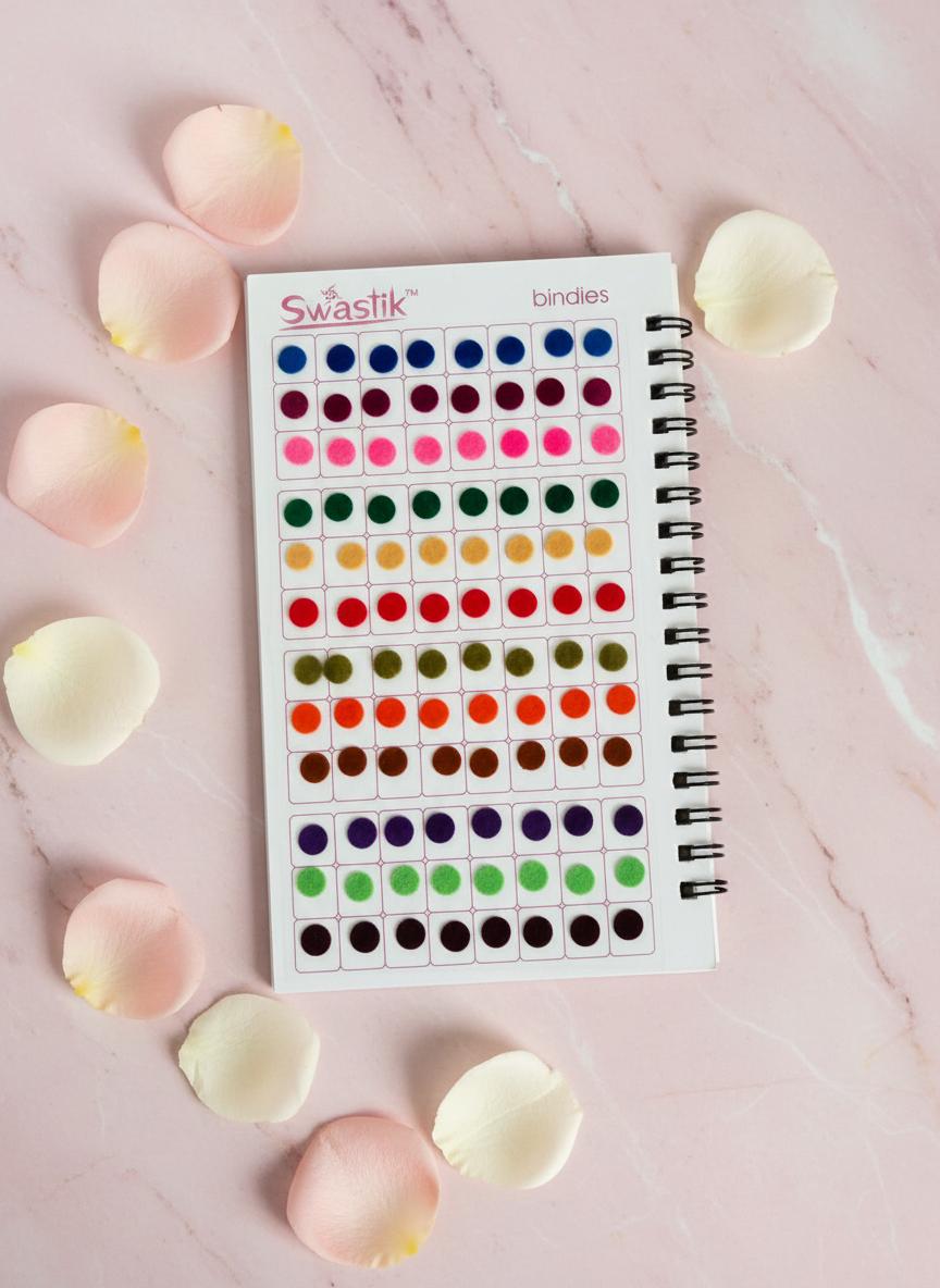 Bindi Book with Rose Petals