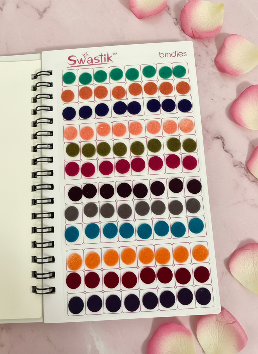 Bindi Book with Rose Petals