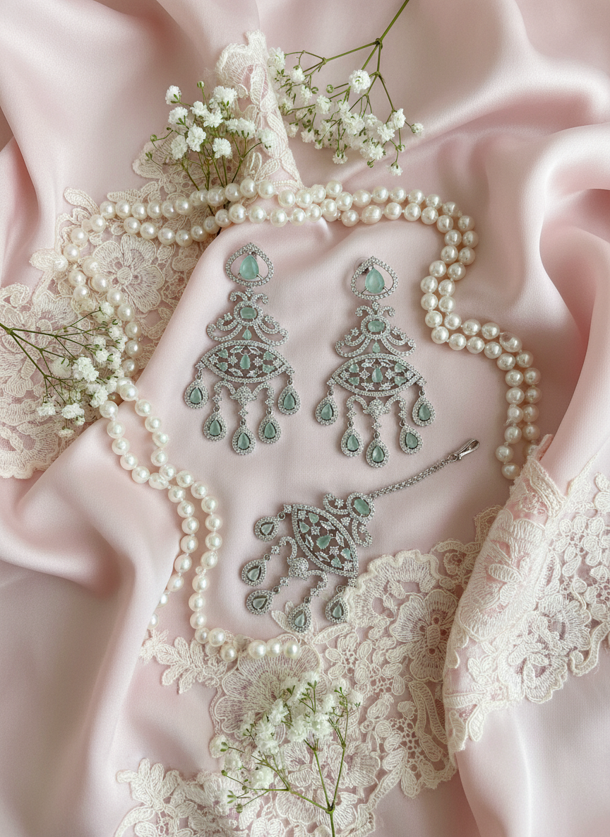 Blush and ivory romantic setup