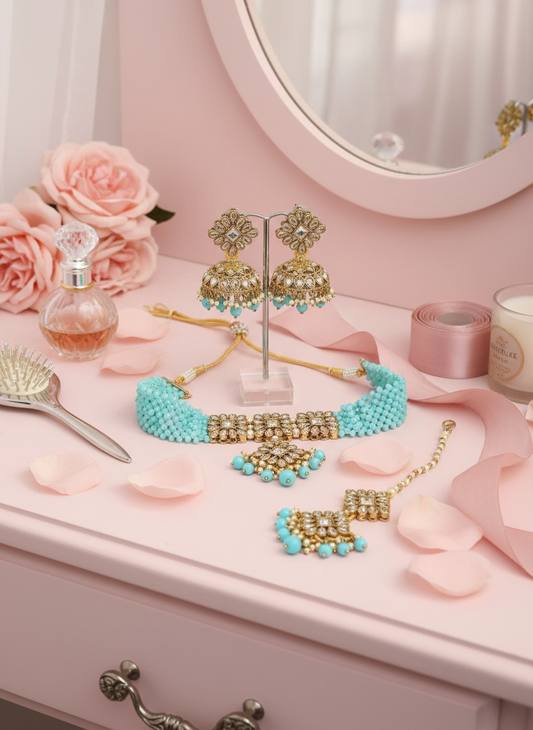 Blush Pink with Roses