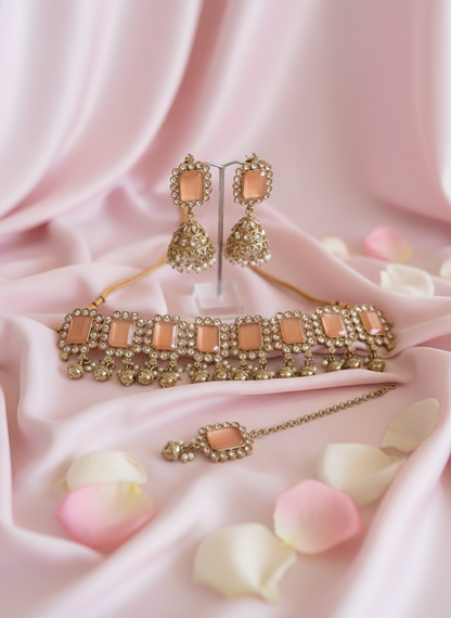 Blush silk fabric styling