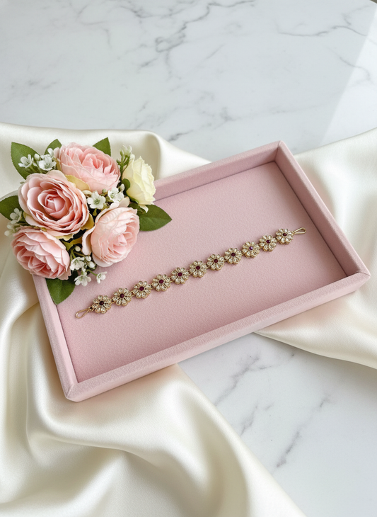 Bracelet with Fresh Flowers