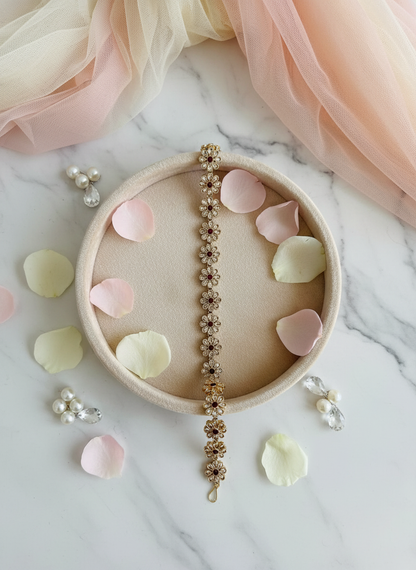 Bracelet with Rose Petals