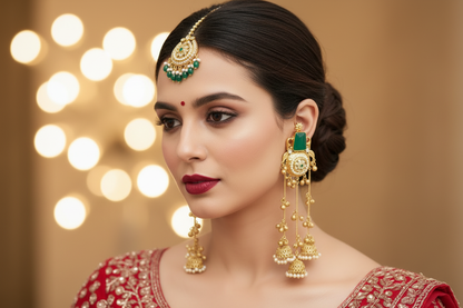 Bridal Red Lehenga Look