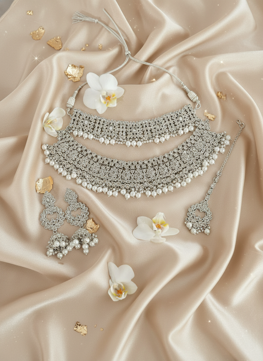 Champagne Silk Bridal Display