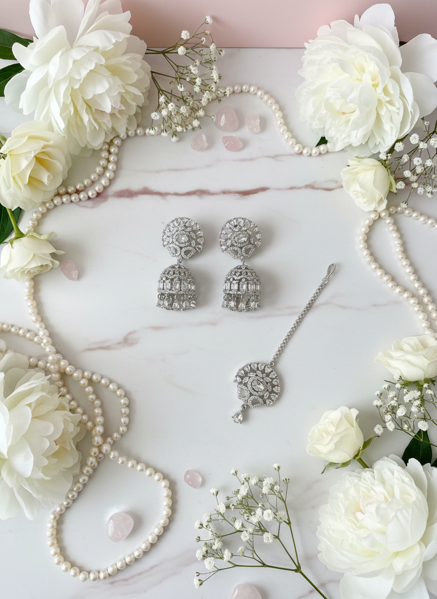 Chandelier set romantic styling