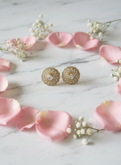 Crystal earrings artful styling