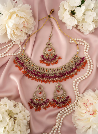 Dusty Rose Silk Display