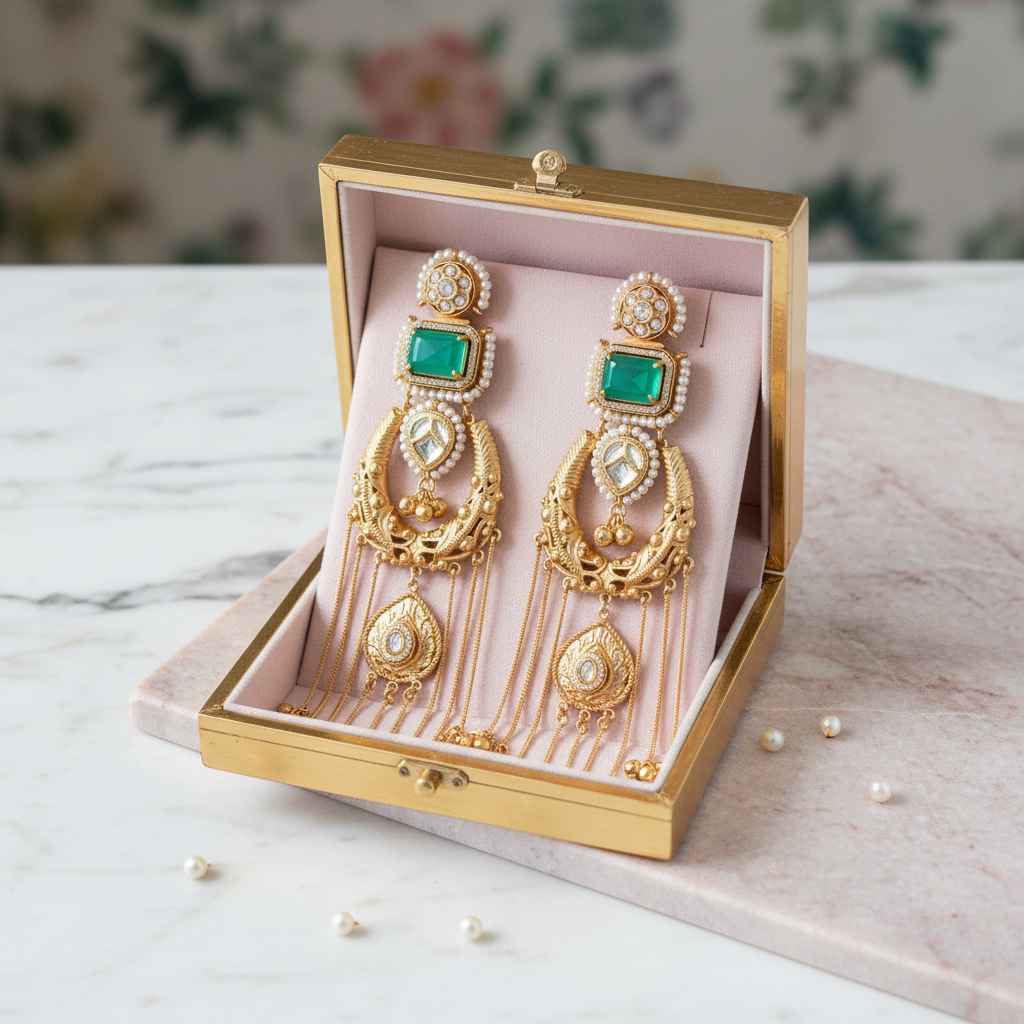 Earrings in Jewelry Box