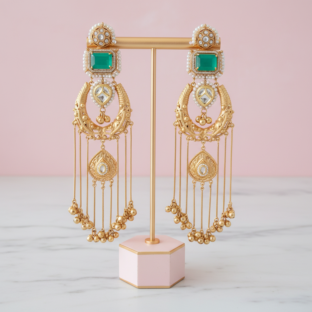 Earrings on Minimalist Stand