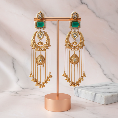 Earrings on Rose Gold Stand