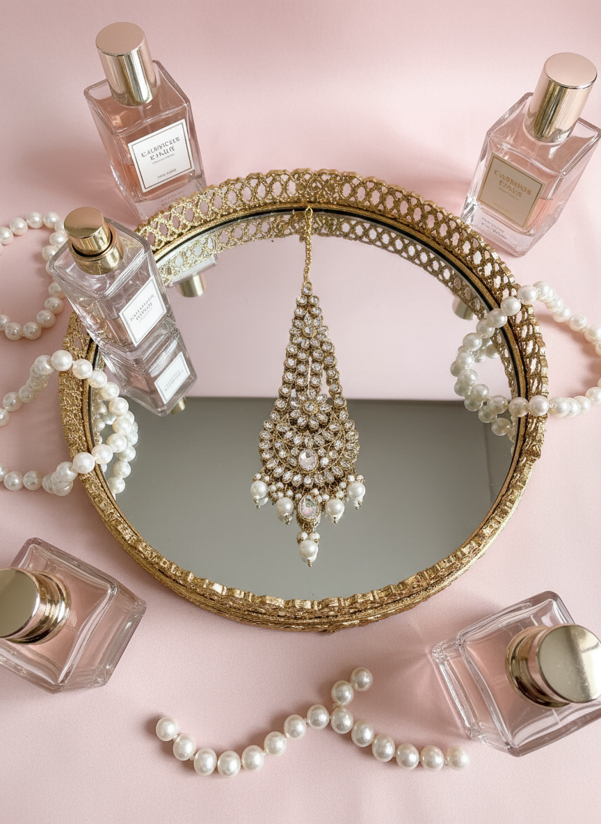 Gold & Crystal Mathapatti 1