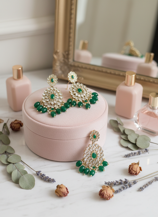 Green & Gold Set - Dried Botanicals Display