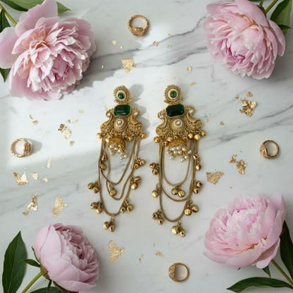 Green Stone - Marble Flat Lay