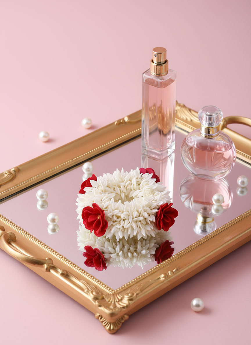 Jasmine Gajra Style Hair Scrunchie