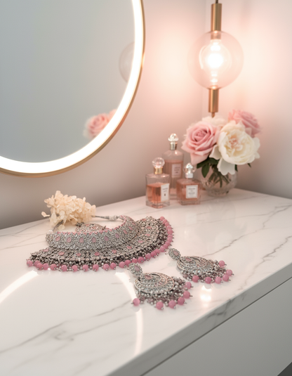 Jewellery with luxury vanity background