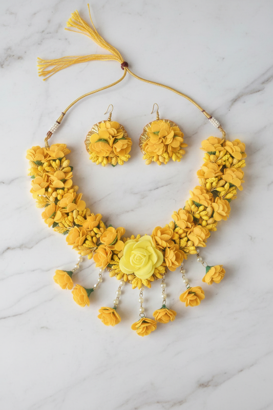 Luxury floral jewelry set