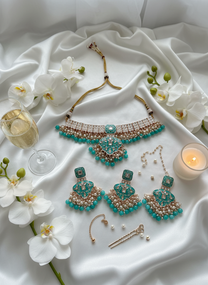 Luxury jewellery styled scene