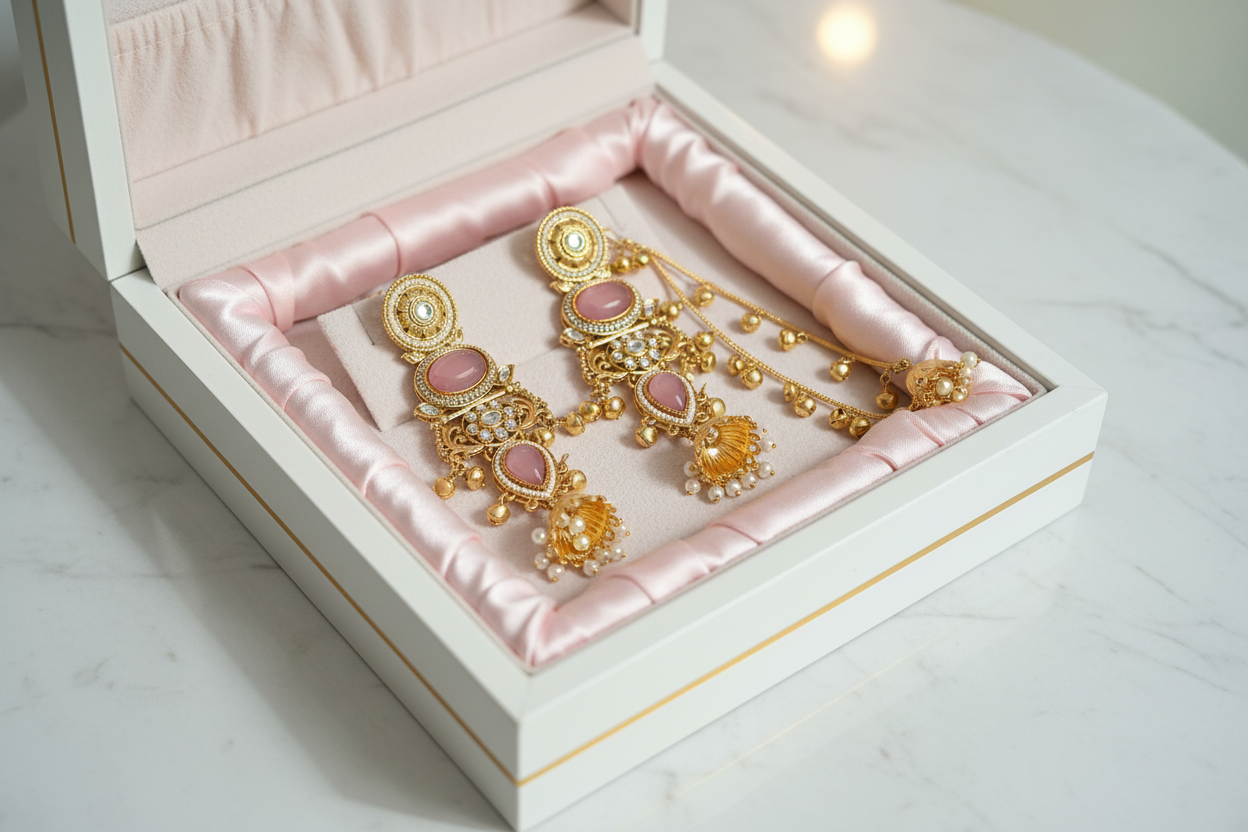 Luxury jewelry box presentation