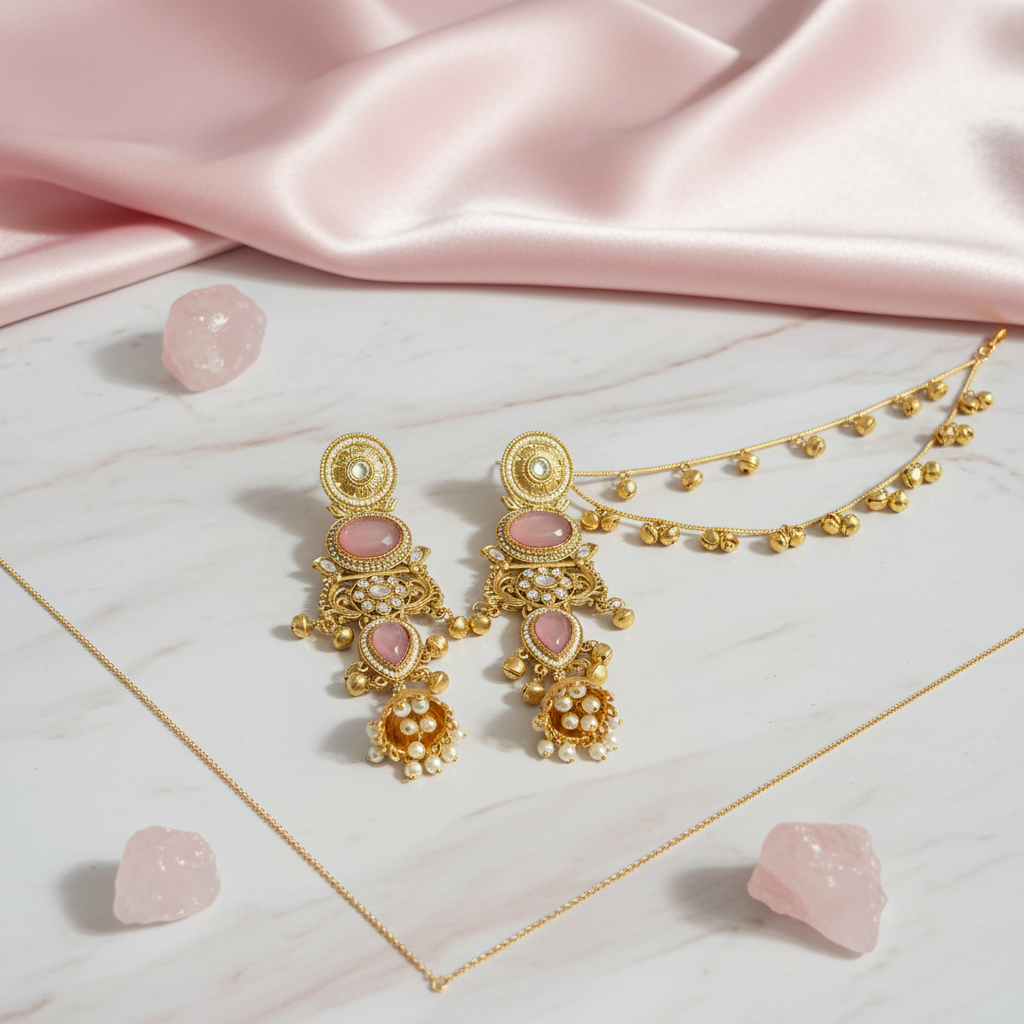 Luxury jewelry set display