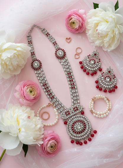 Pastel pink with peonies and tulle