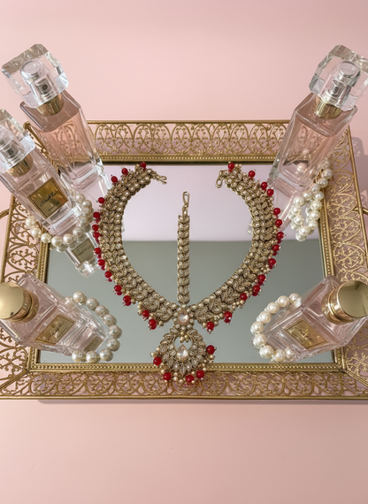 Red & Gold Mathapatti