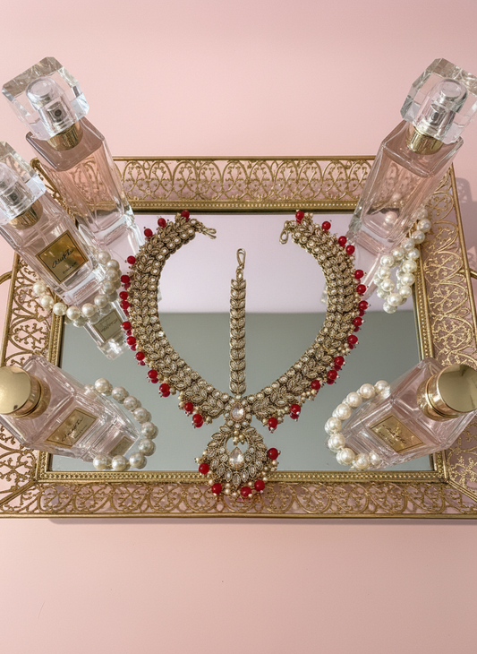 Red & Gold Mathapatti