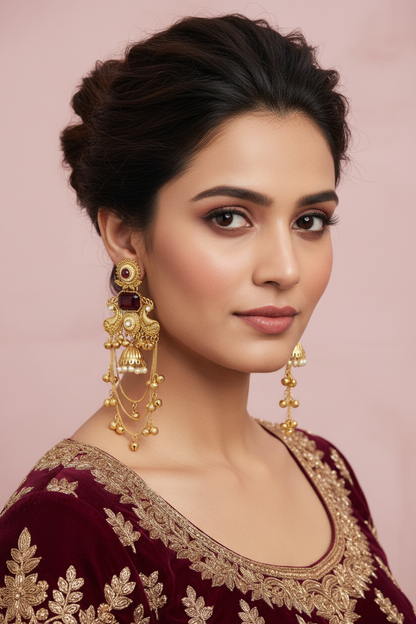 Red Maroon - On Model