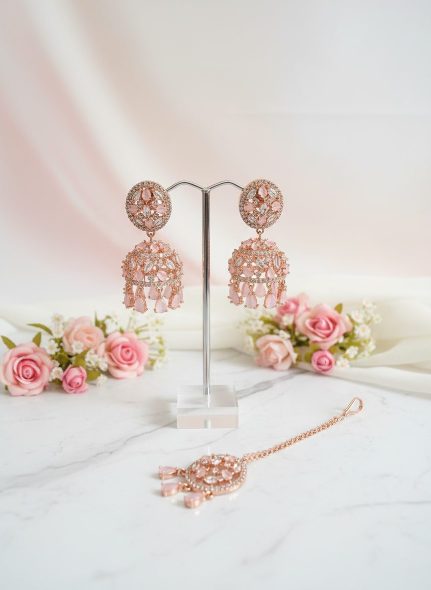 Rose Gold Set with Blush Pink Styling