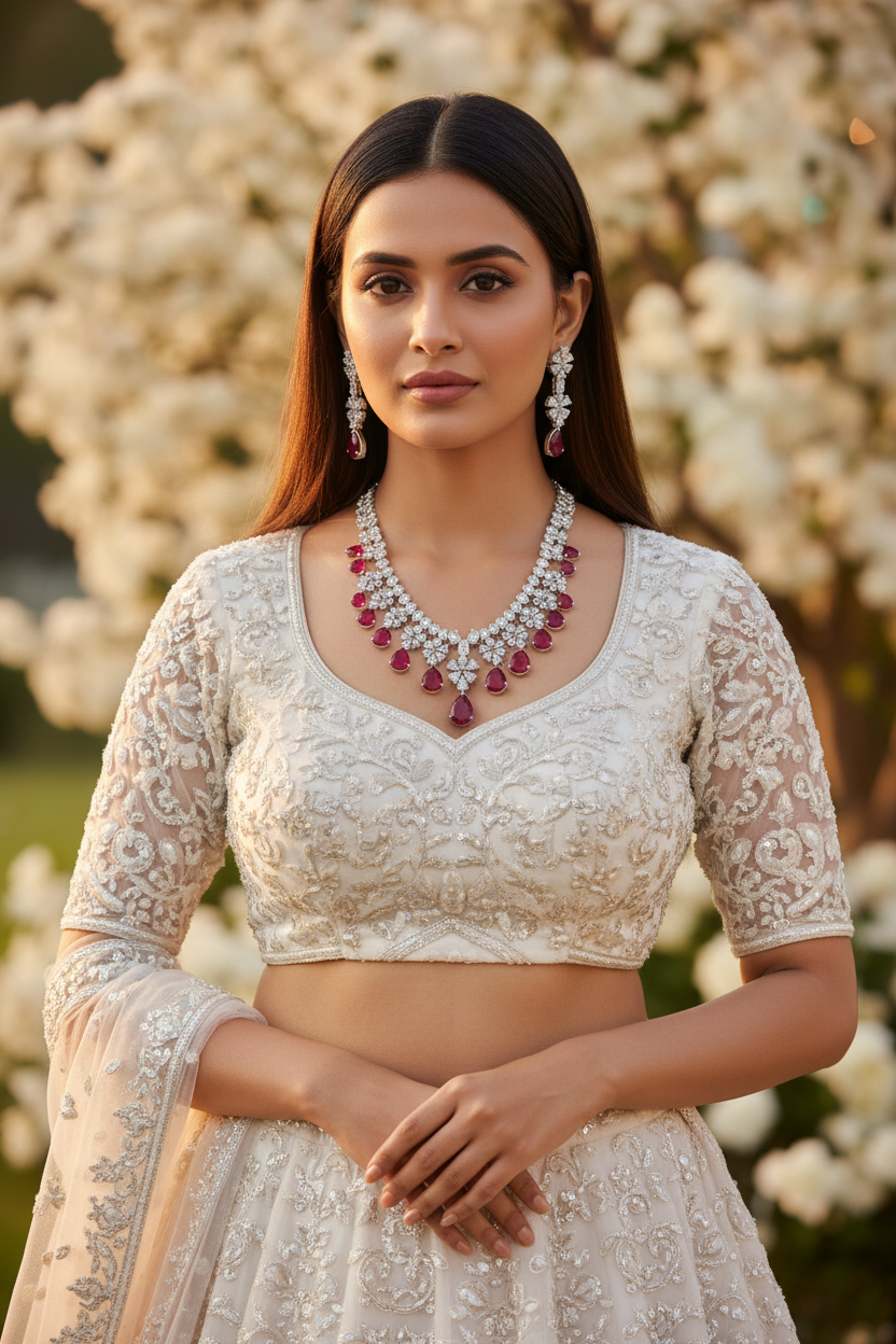 Ruby Crystal - Princess Length Garden