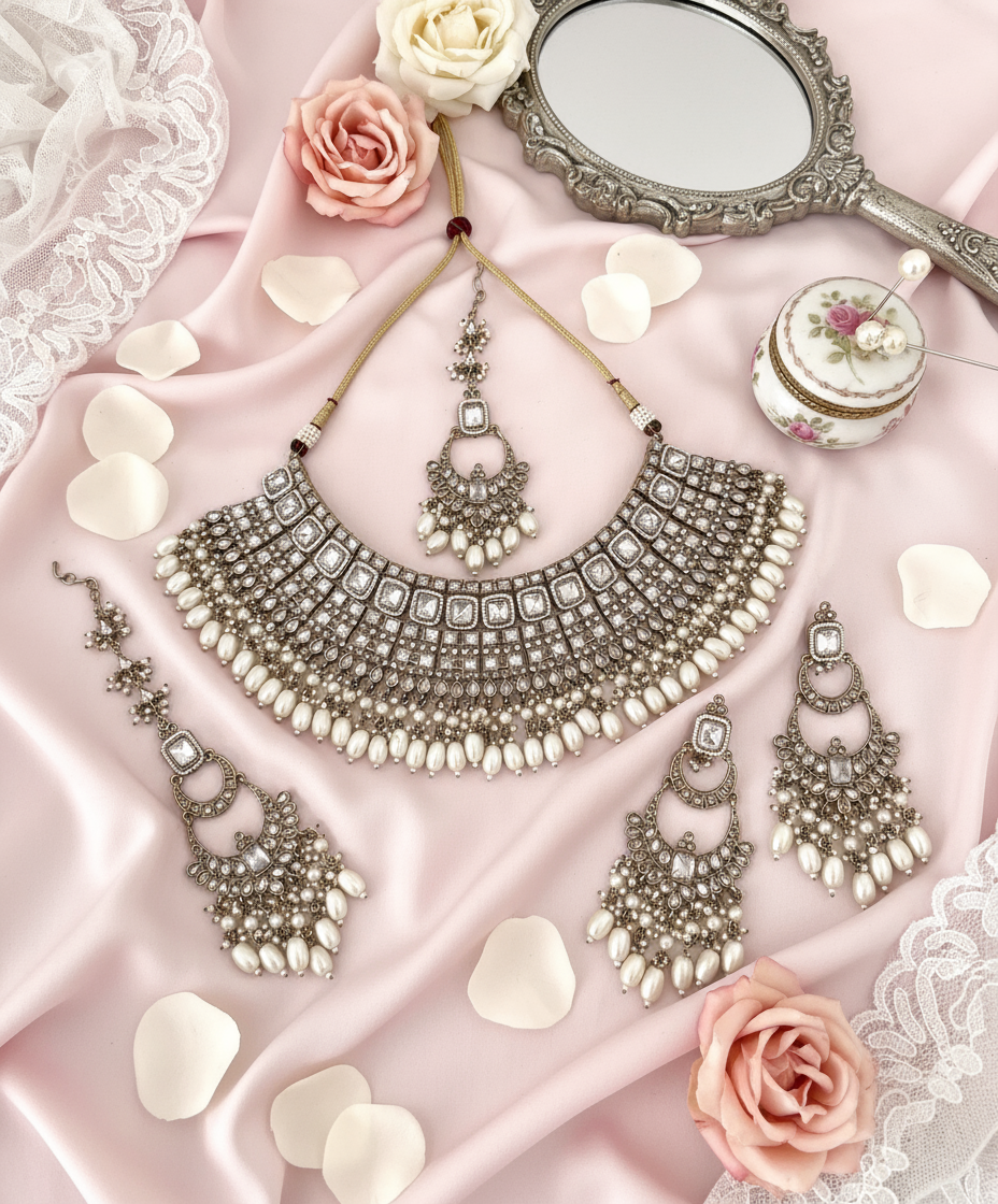 Silk Fabric Flat Lay