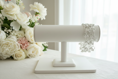 Silver Bangles Floral Stand