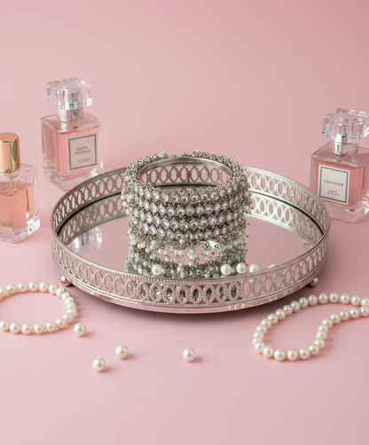 Silver Bangles - Tray