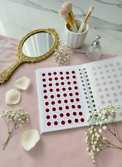 Solid red velvet bindis catalog