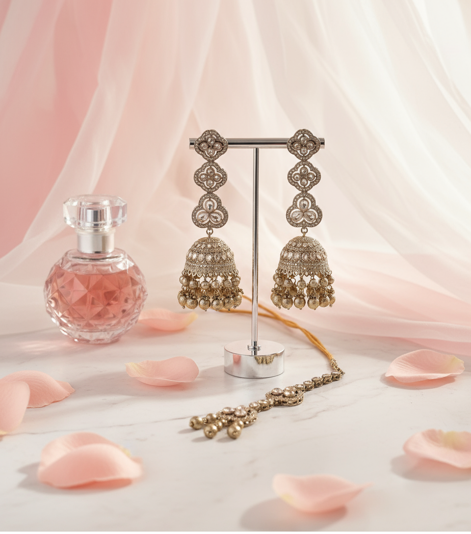 Styled Jhumka Earrings