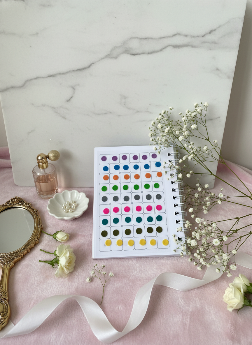 Vibrant velvet bindis catalog