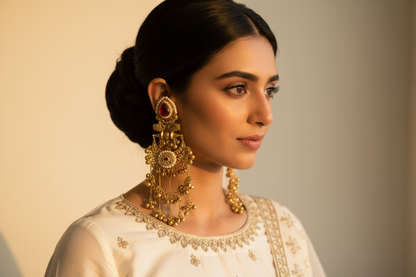 White Kameez Portrait