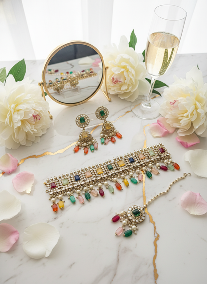 White Marble Flat Lay